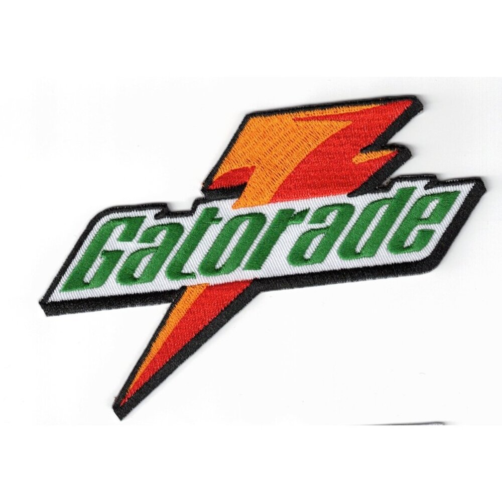 Gatorade Sports Drink Workout Embroidered 4in Iron / Sew-On Patches